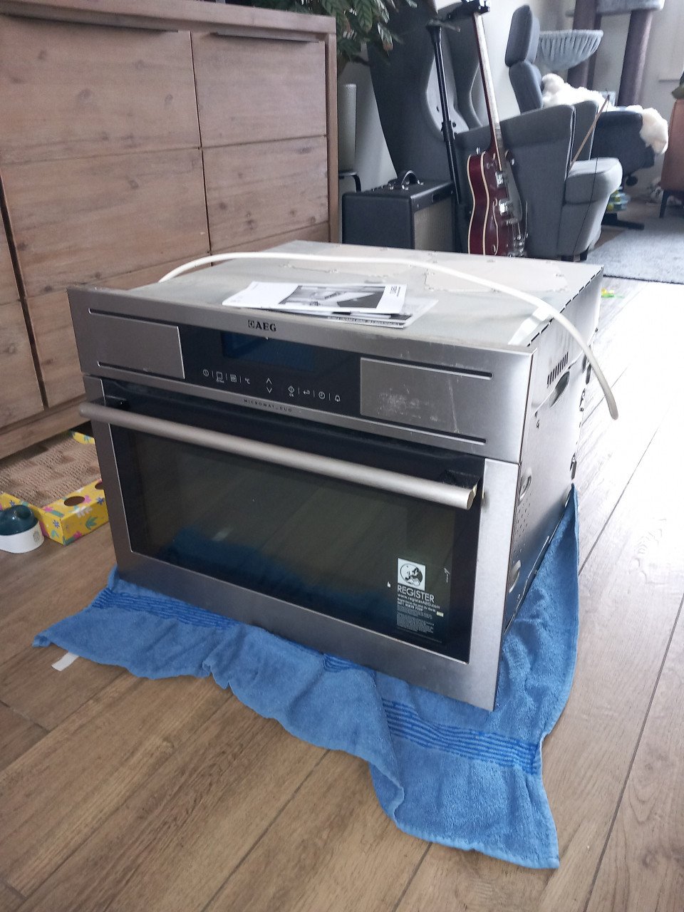 AEG micromat-duo inbouw combi-oven 60x45 cm