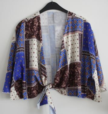 Bolero met print maat m