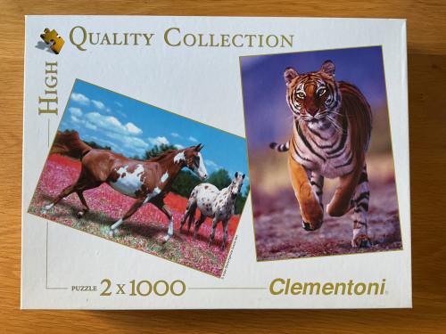 Puzzels, 2x 1000 stukjes