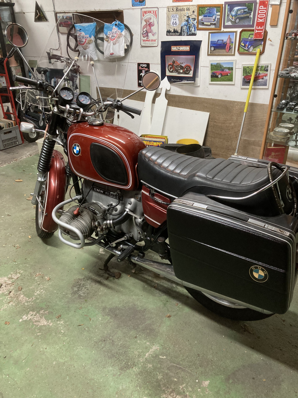 Oldtimer BMW motor 1974 R60/6