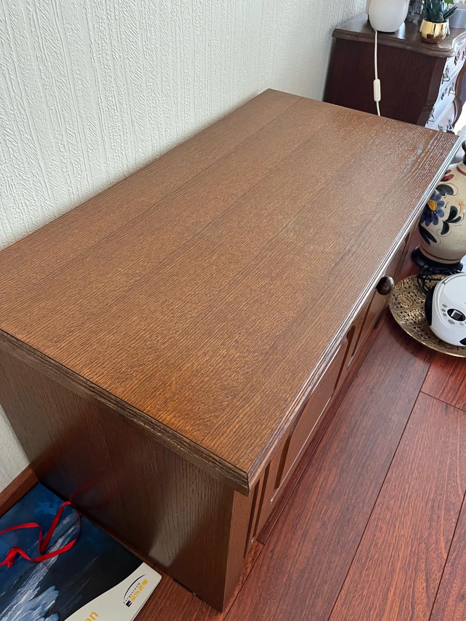 Dekenkist van hout