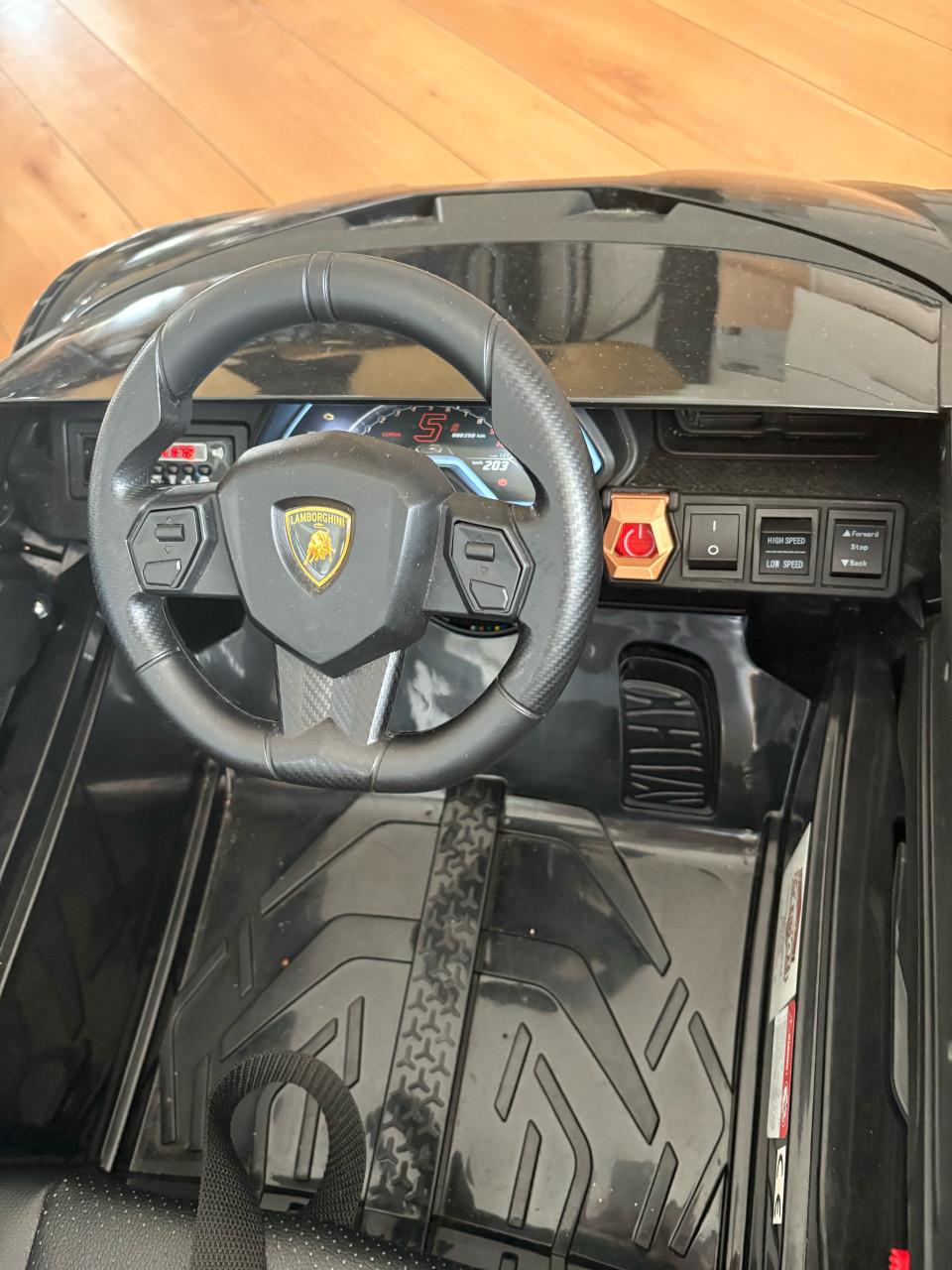 Elektrische kinderauto Lamborghini Sian met afstandsbediening