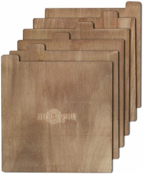 RETRO MUSIQUE platenkrat inclusief 6 dividers