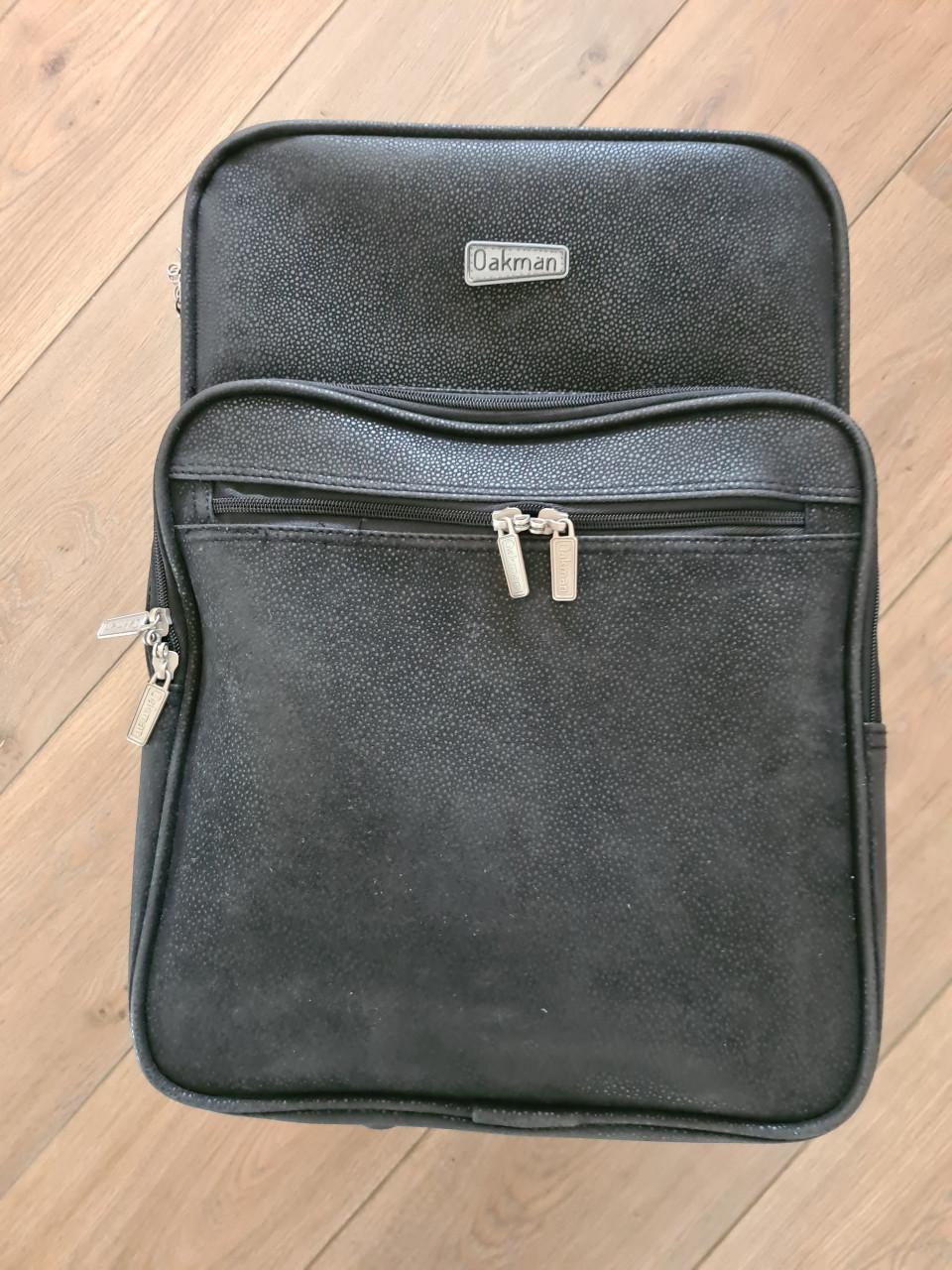 Zwarte koffer van Oakman L46 X B34 X D26