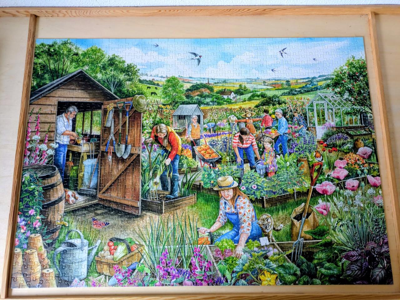 Falcon puzzel In de moestuin