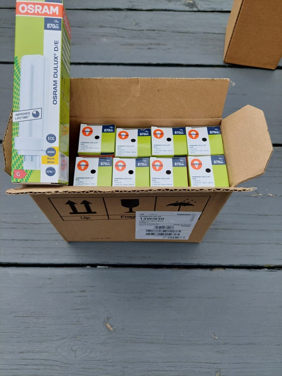 Lichtbronnen Osram Dulux S-L-D/E 9W-> 26W 830 div