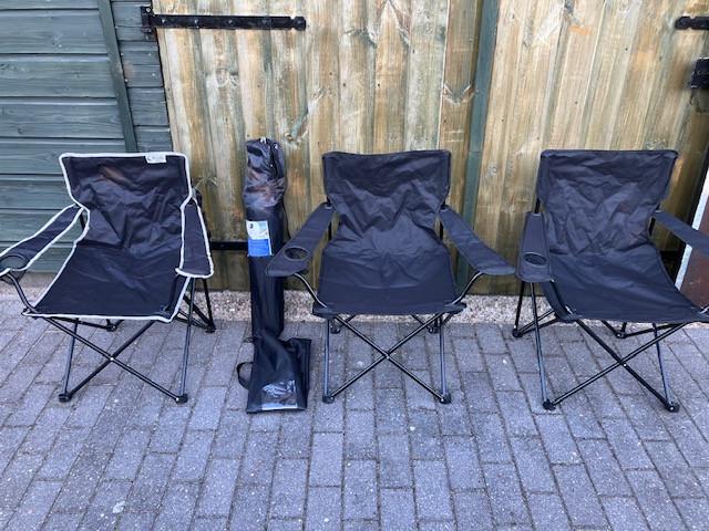 Campingstoelen 4 stuks