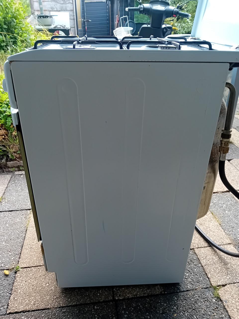 Gasfornuis met elektrische oven