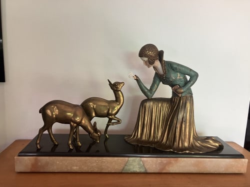Art Deco beeld , D.Costan