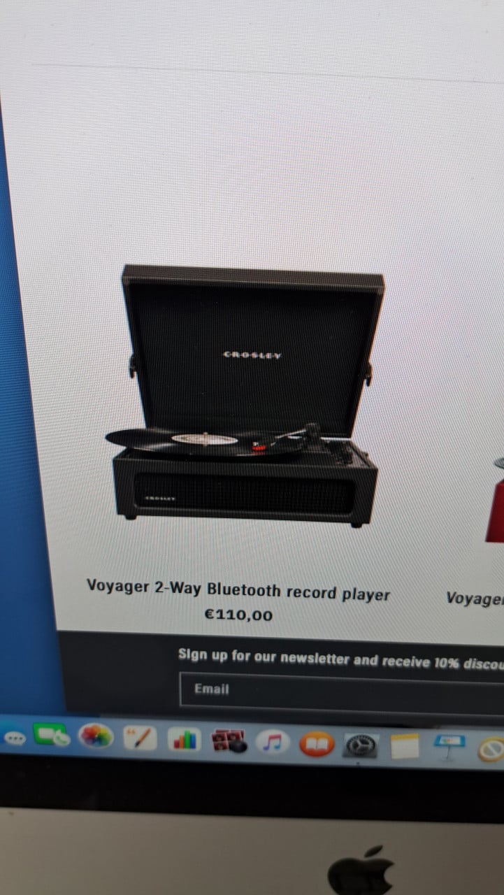Crosley recordplayer