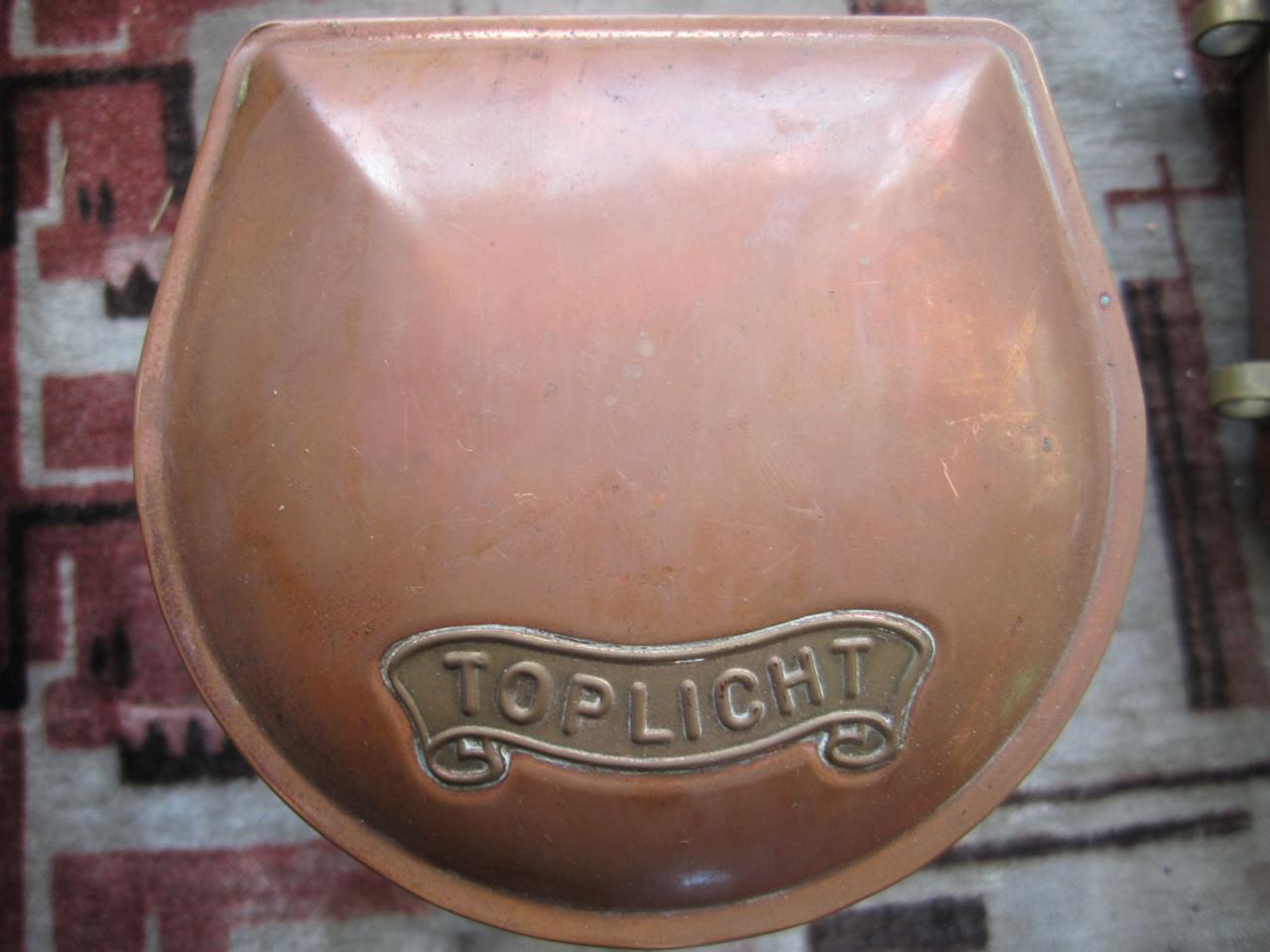 Koperen Navigatielamp - Toplicht