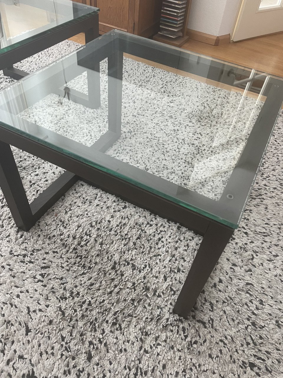 Glazen salon tafel (2e gratis)