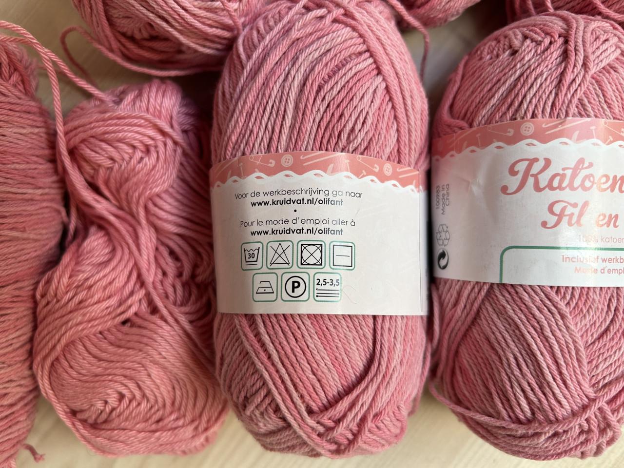 Diverse bollen katoen,