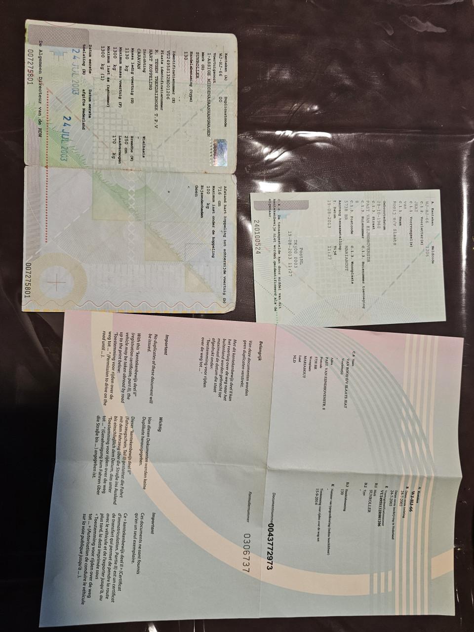 Sunroller queen 560 met exportkenteken