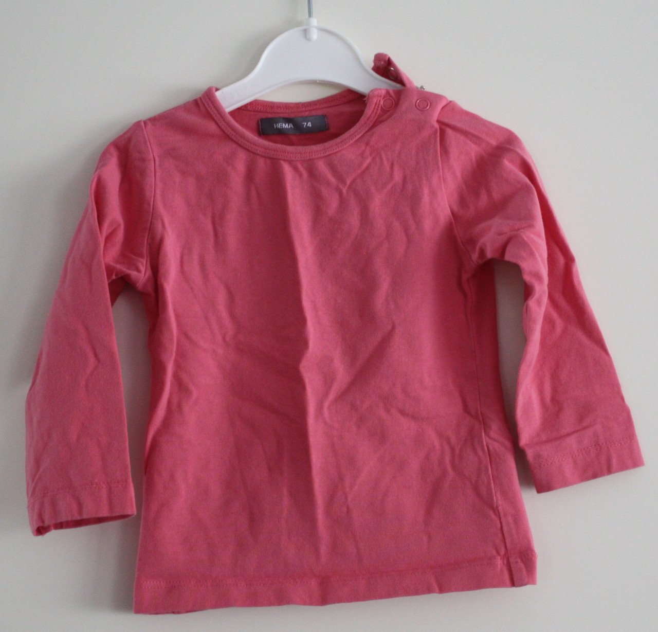 Roos shirtje  maat 74
