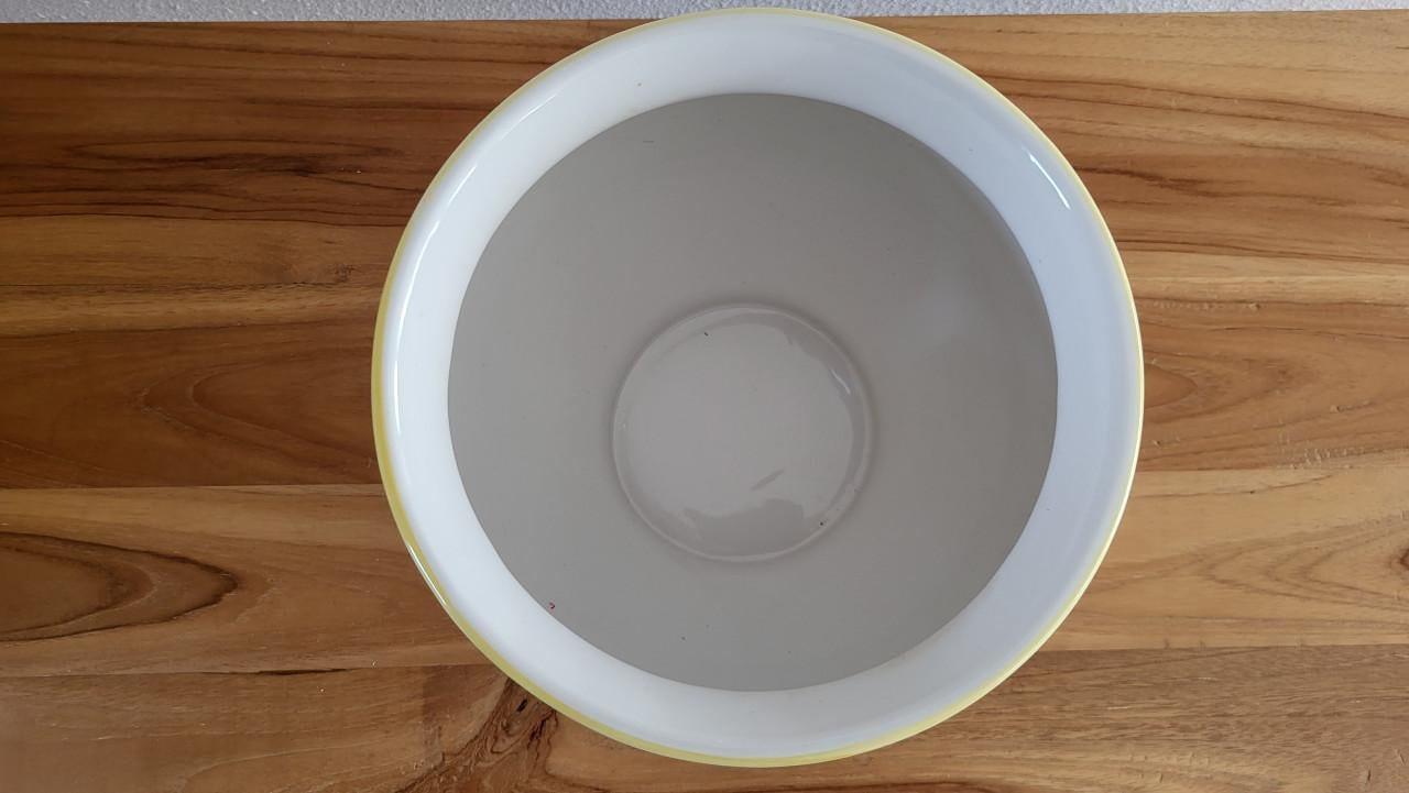 Bloempot handgeschilderd (Alcobaca Portugal?)