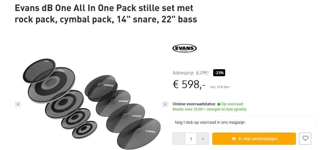 Prachtig Drumstel te koop met veel extra's