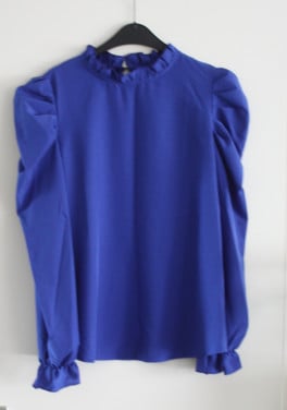 Blouwe blouse shirt maat m