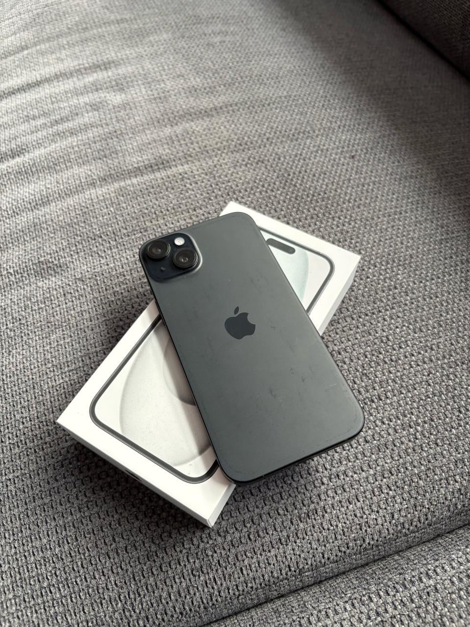 Iphone 15 plus zwart 128GB