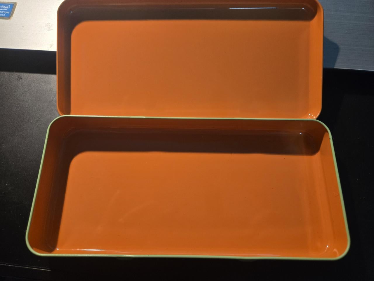 Vintage 'Forever Friends' pennenblikje uit de jaren 80 19x9x2.5cm