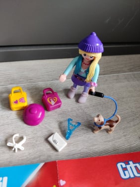 Playmobil mode meisje plus hond