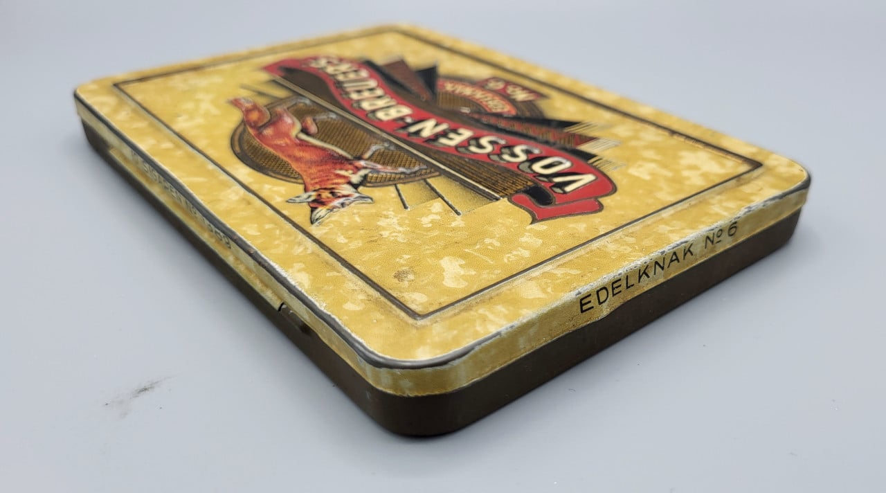 Vossen-Breuers 1950s ontwerp sigarenblik