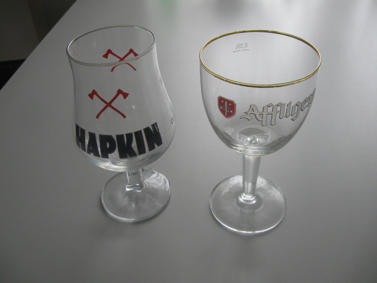 2 Trapisten glazen