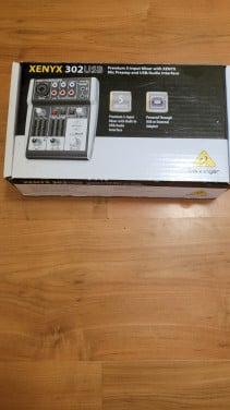 Xenyx 302 microfoon pre amp   Usb- Audio interface