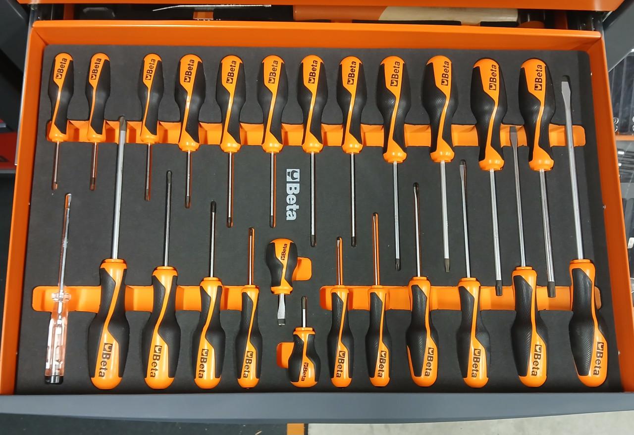 Beta gereedschapswagen RSC24 - gevuld