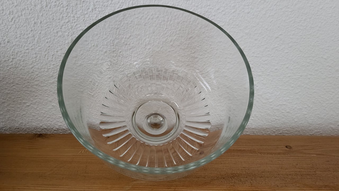 Vintage Arcoroc France stolp met onderbord