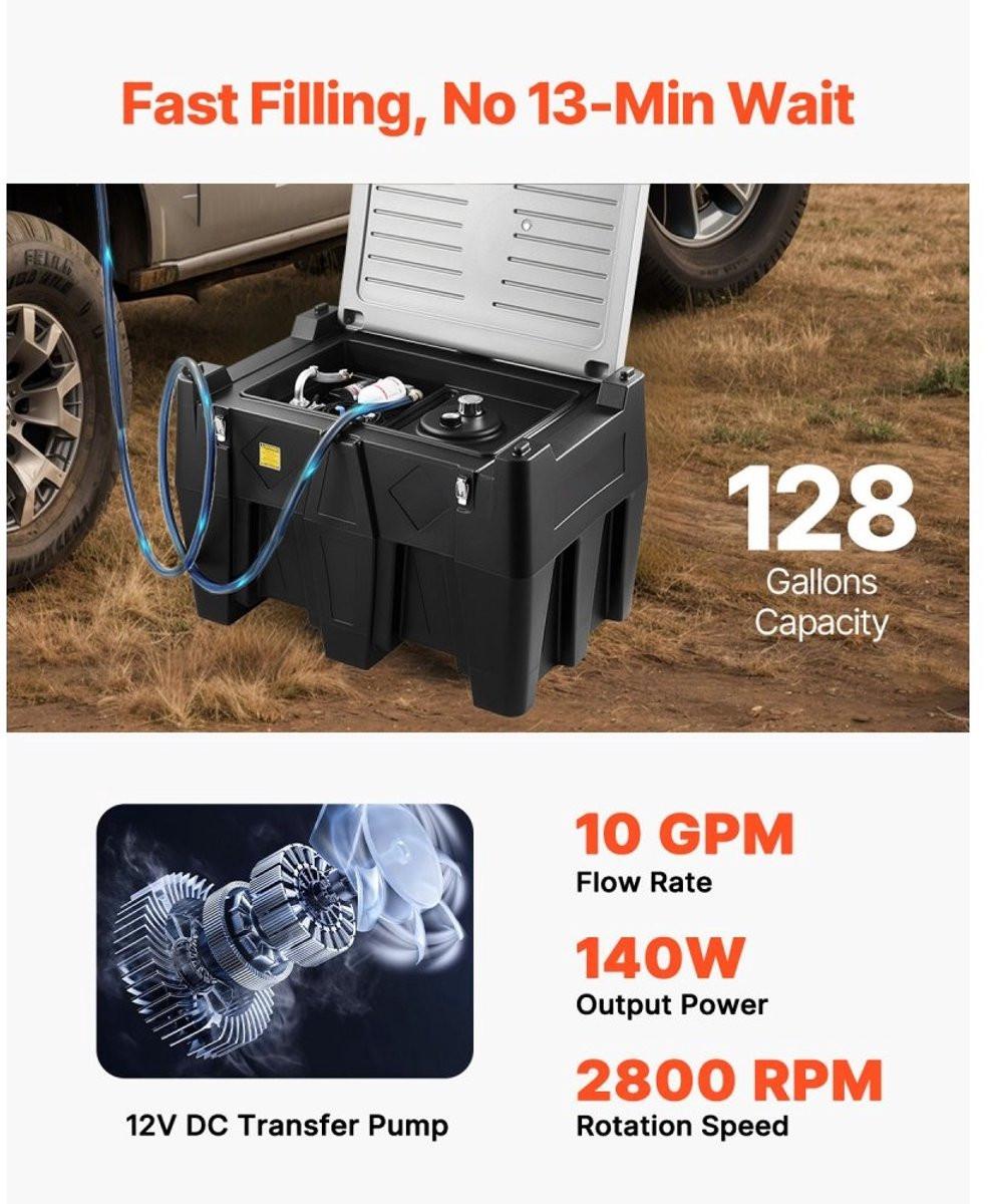 Draagbare brandstoftank - Met Transferpomp 12 V