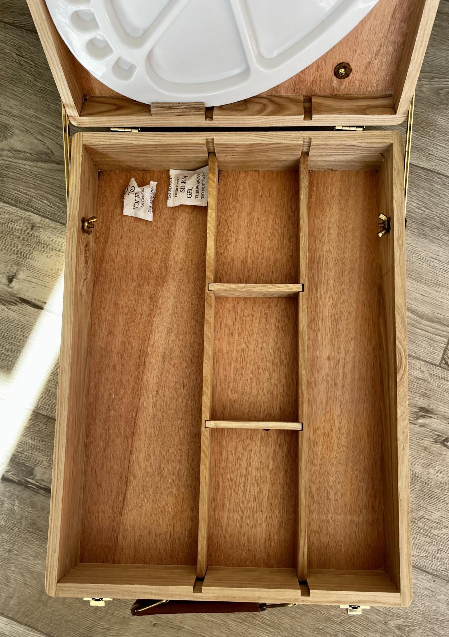Houten Tafel ezel opbergkist