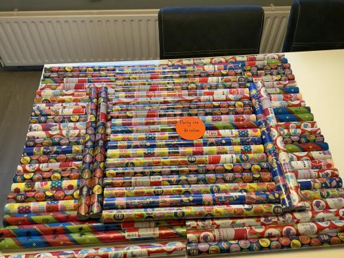 Partij Sinterklaas inpakpapier. ( partij 220)