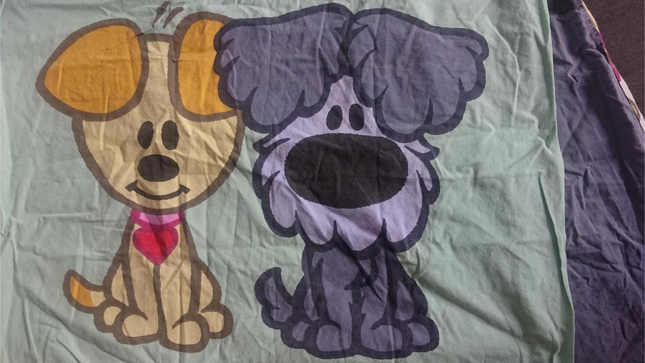 Overtrek + sloop Woezel en Pip 1 persoons