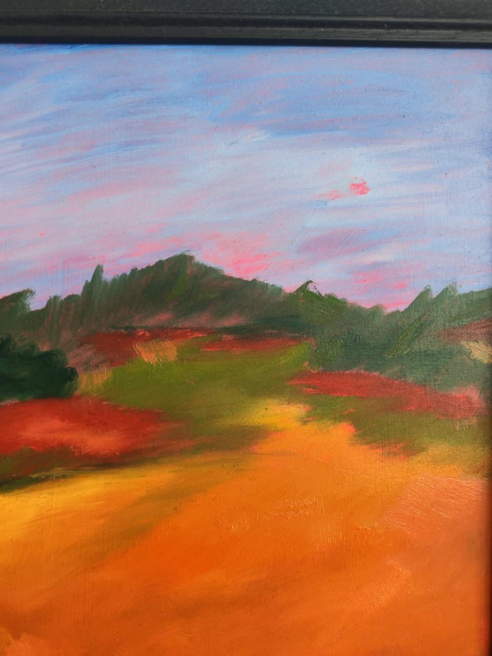 Schilderij Franse school (XX) - Calidez en el Campo