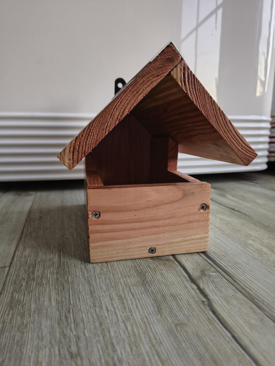 Prachtig nieuw roodborst huisje, roodborstje nestkastje.