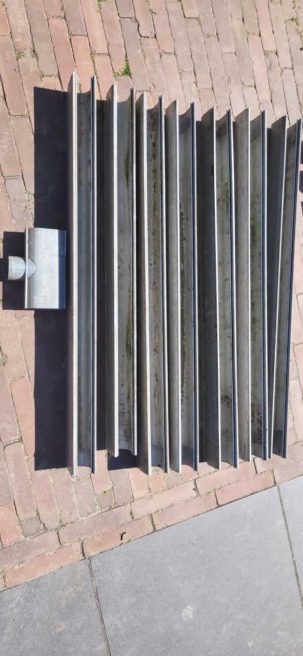 Aco afwateringsgoot RVS 7x
