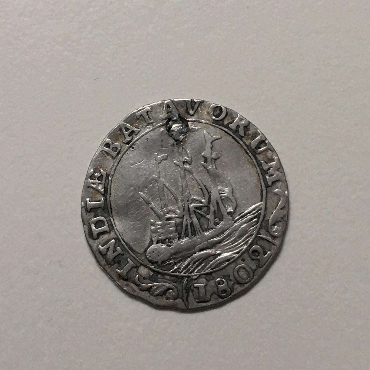 1/16 Gulden 1802, geslagen voor Nederlands-Indië