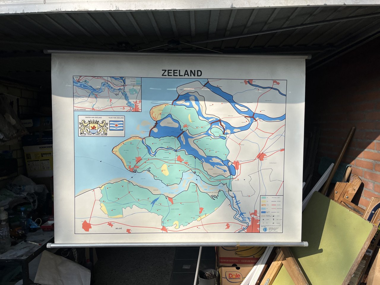 Schoolkaart Zeeland