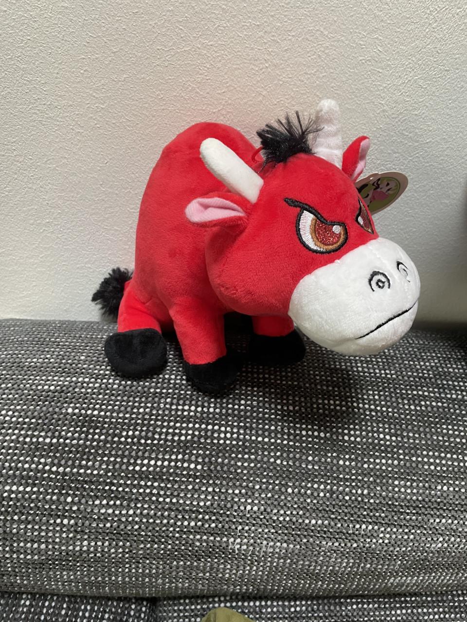 Nieuwe knuffel stier