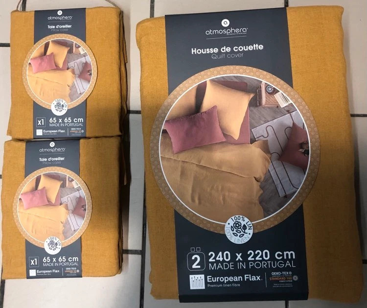 100% linnen beddengoed NIEUW in meerdere kleuren