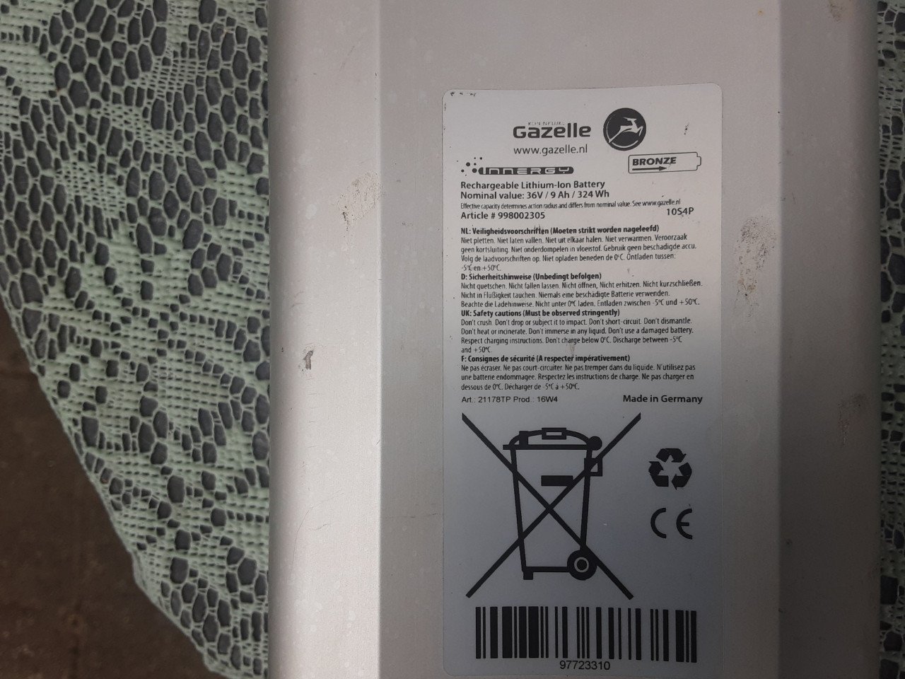 Gazelle accu