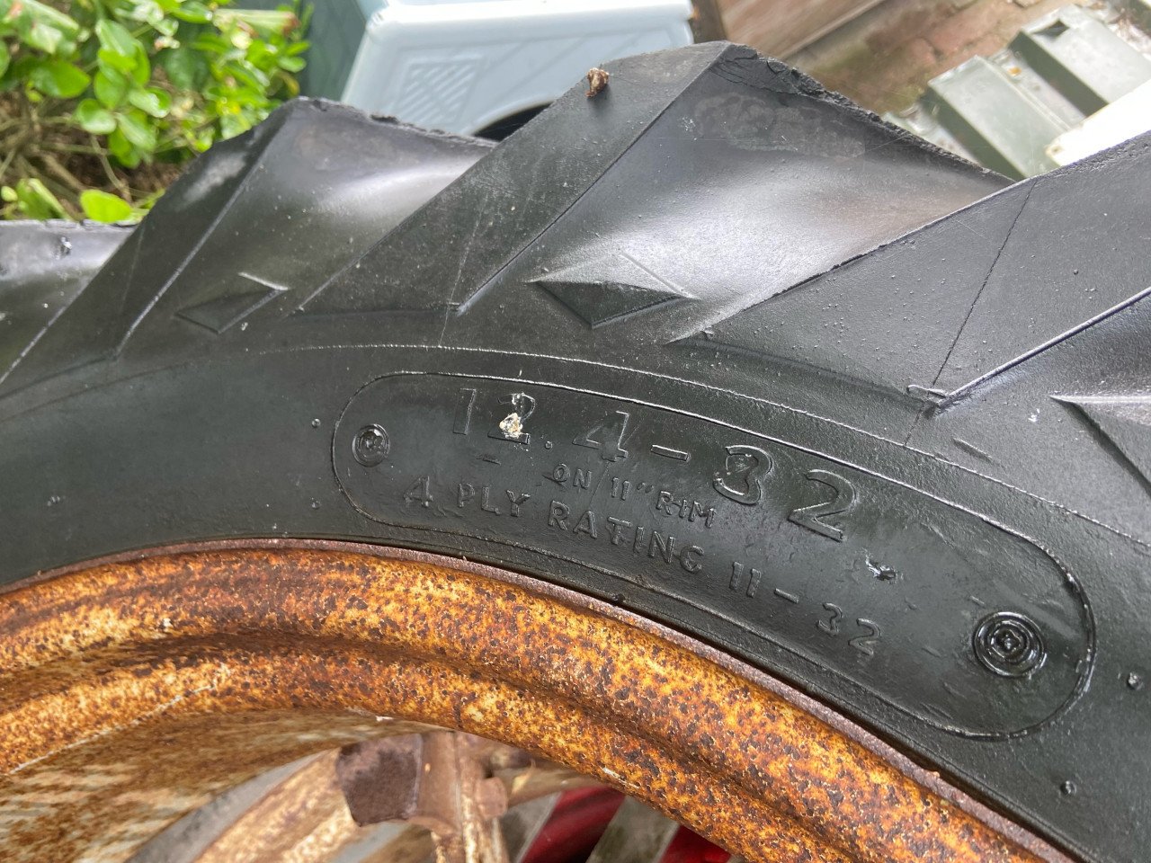 Tractorbanden met velg