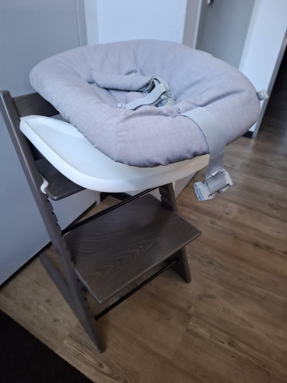 Tripp trapp Stokke met stoelverkleiner en newbornset