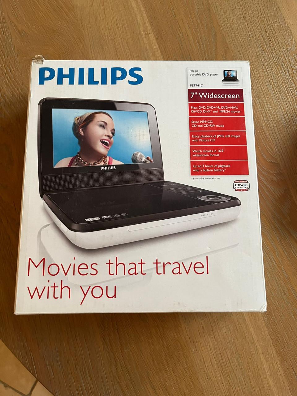 Philips portable DVD speler