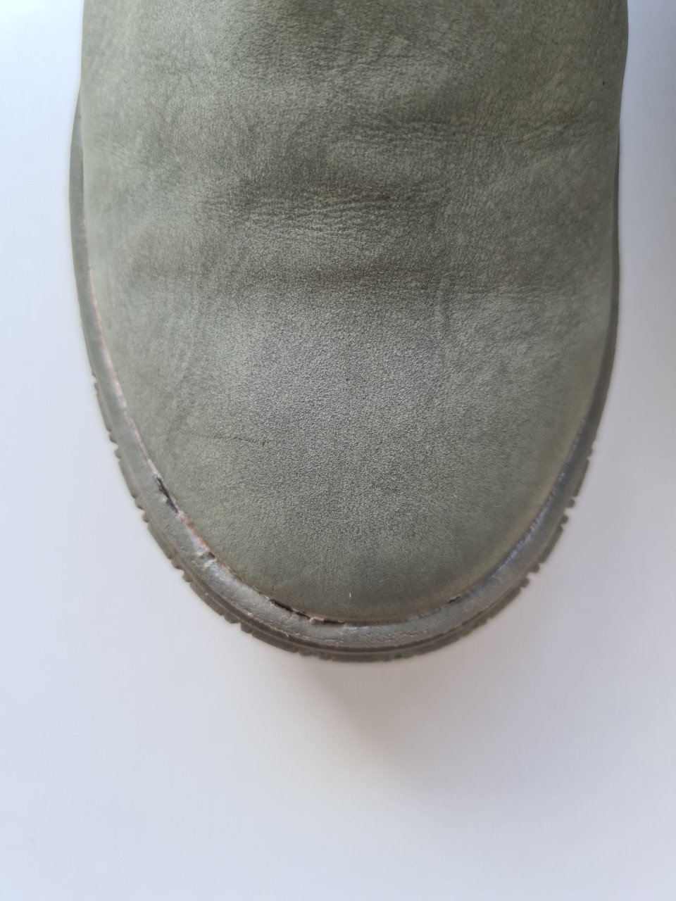 Zara kaki groene half hoge veter/ rits sneackers  Maat 31