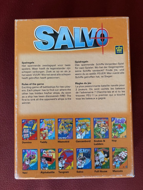 Salvo, zeeslag voor 2 spelers