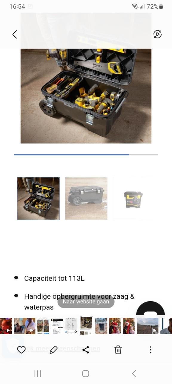 Stanley gereedschapskoffer