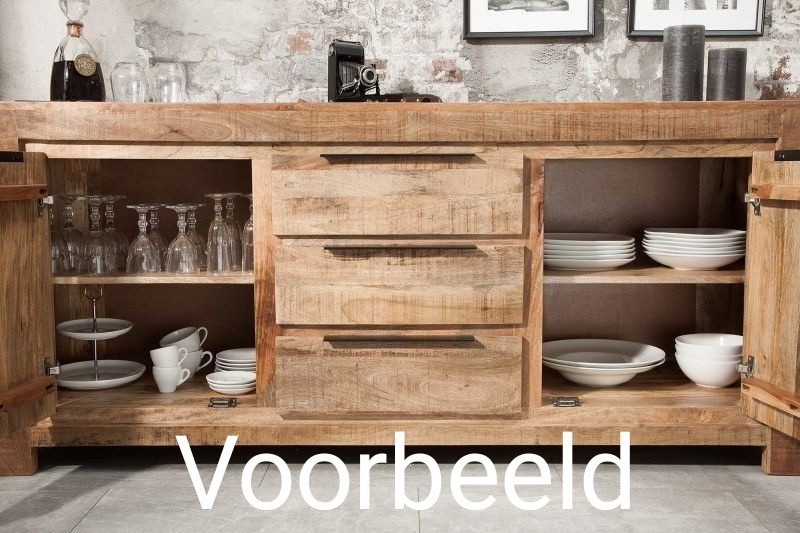 Massief acaciahouten dressoir