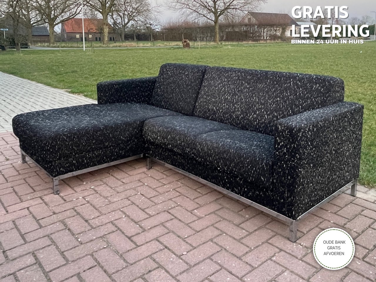 GRATIS LEVERING HEEL NL Mooi Montel Stoffen Hoekbank